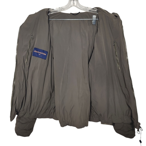 Louis Vuitton Authentic LVSE Flower Quilted Jacket 46 kaki foncé - Picture 10 of 16